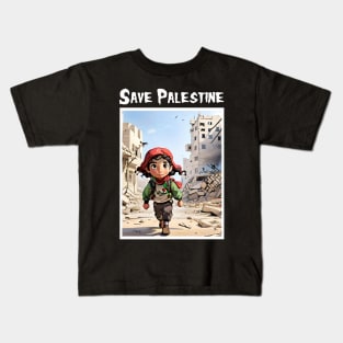 save palestine Kids T-Shirt